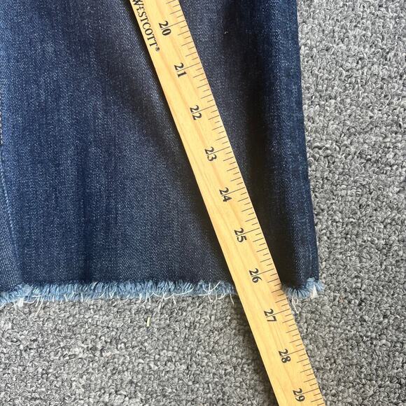 J Crew Demi Bootcut crop raw hem jeans size 30 - Picture 9 of 13